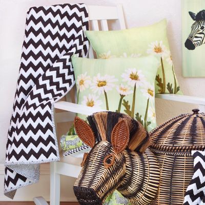 MacKenzieChilds Chevron Baby Quilt