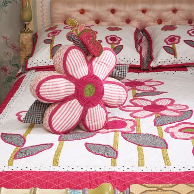 MacKenzieChilds Posie Pop Quilt Full/Queen