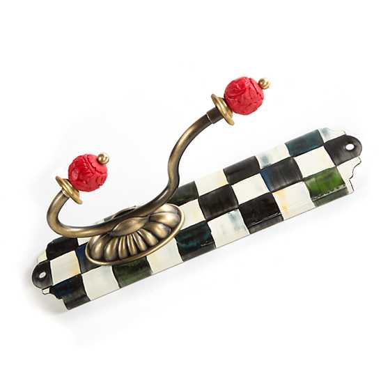 Courtly Check Enamel Single Wall Hook image three