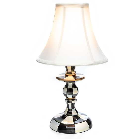 Courtly Check Candlestick Lamp image five