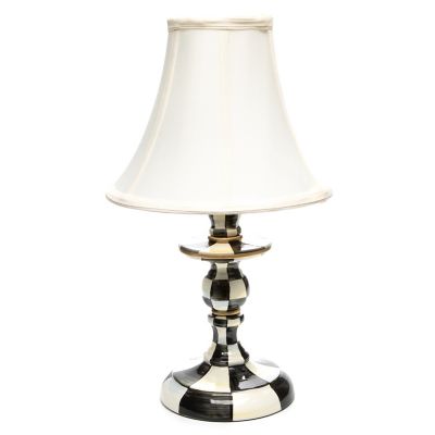 Courtly Check Candlestick Lamp