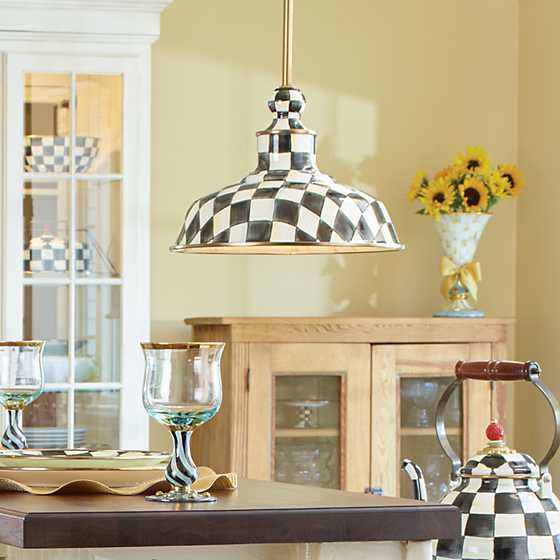 Courtly Check Barn Pendant Lamp - 12" image three