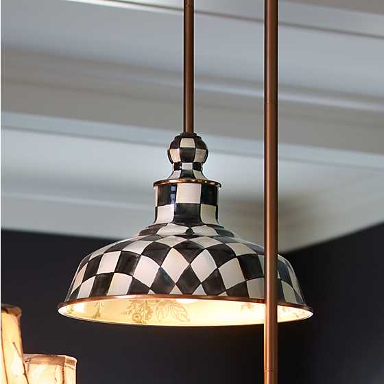 Courtly Check Barn Pendant Lamp - 12" image four