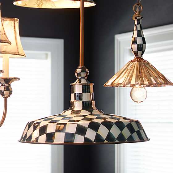 Courtly Check Barn Pendant Lamp - 18" image four