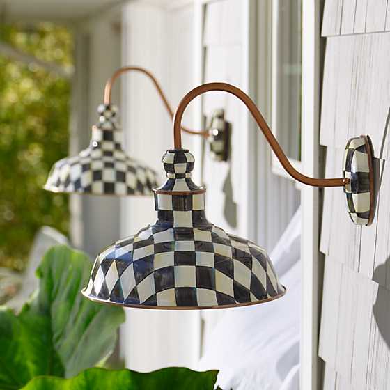 Courtly Check Barn Sconce - 12" image two