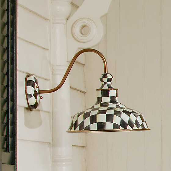 Courtly Check Barn Sconce - 12" image three