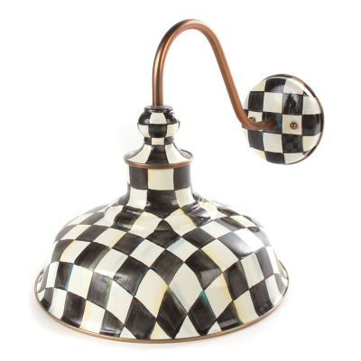 Courtly Check 12" Barn Sconce