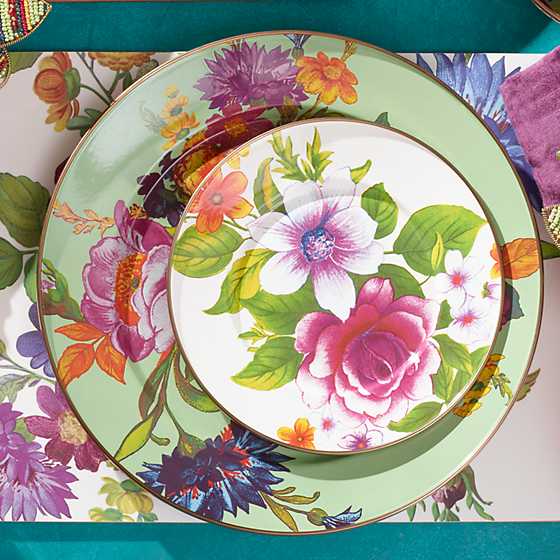 Flower Market Salad/Dessert Plate - White image six