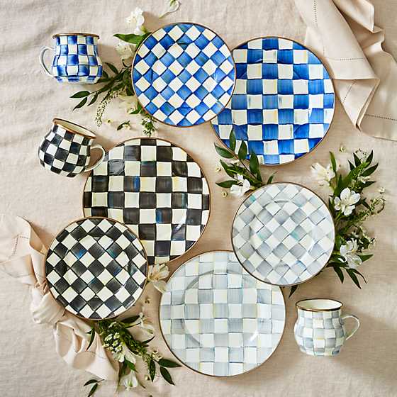 Courtly Check Enamel Salad/Dessert Plate image eight