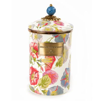 MacKenzieChilds Morning Glory Canister Large