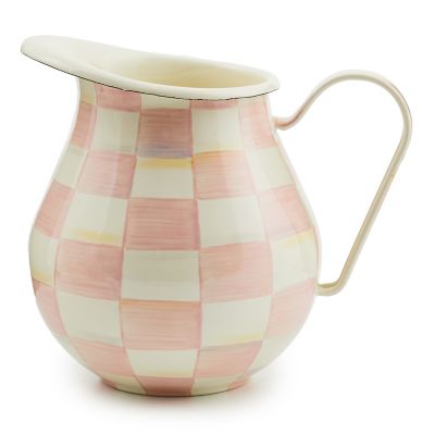 Rosy Check Enamel Pitcher image two
