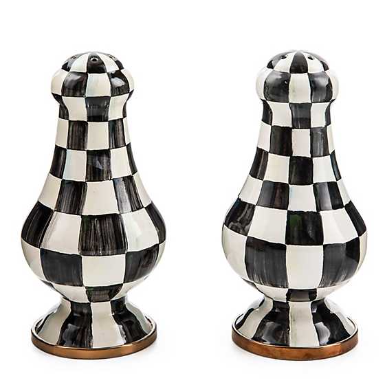 Courtly Check Large Salt & Pepper Shakers