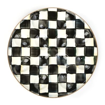 Courtly Check Egg Plate