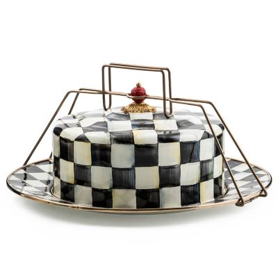 Courtly Check Cake Carrier