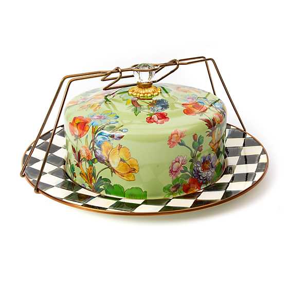 Flower Market Cake Carrier - Green image two