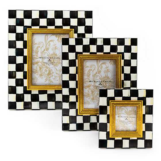 Courtly Check Enamel Frame - 4" x 6" image eleven
