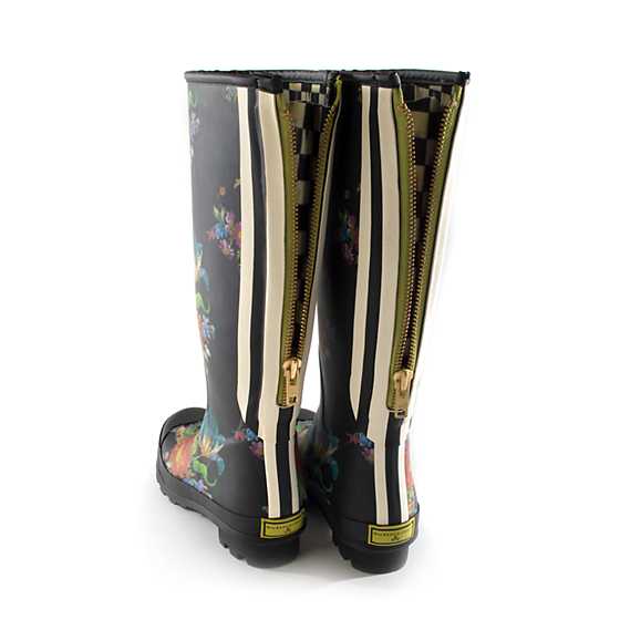 Flower Market Rain Boots - Tall - Size 5 image eight