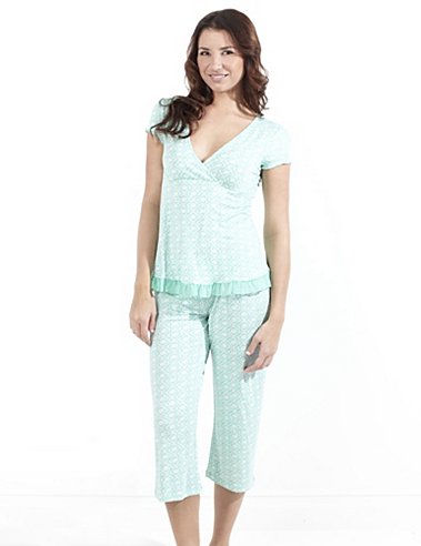 Maidenform Arianna Short Sleeve Pajama Set