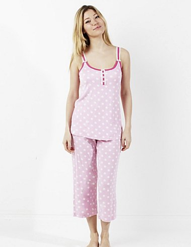 Maidenform Kadrian Crop Pajama Set