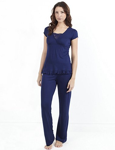 Maidenform Valerie Short Sleeve Pajama Set