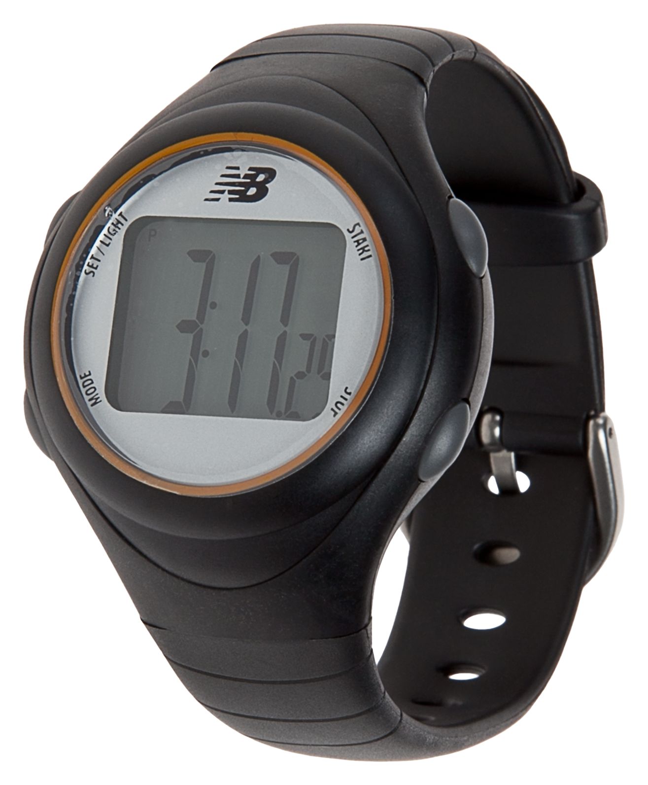 Heart Rate Monitor, Black with Orange
