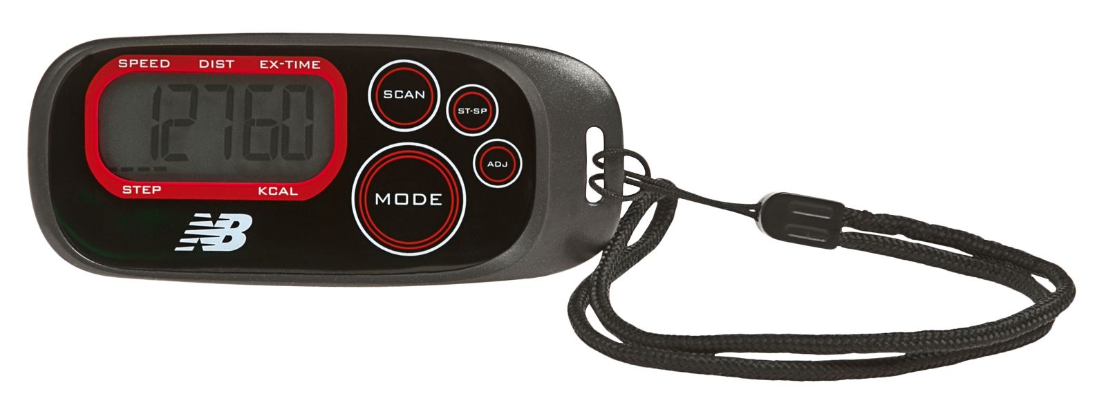 Via Tempo Pedometer, Black
