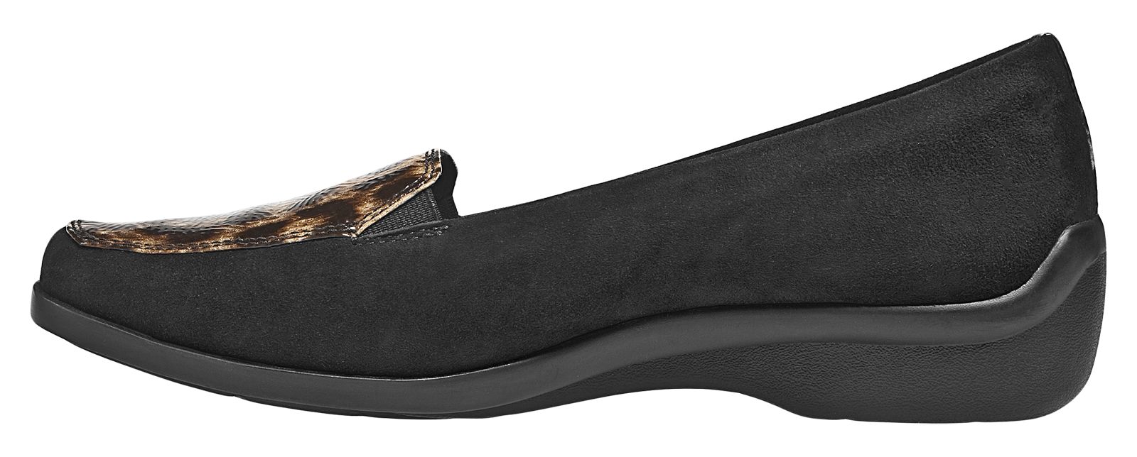 Aravon Wendy, Black Suede with Tan