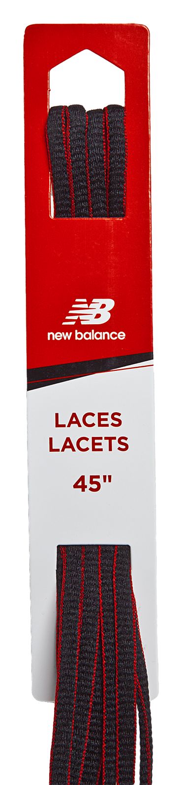 Athletic Oval Lace, Red with Black