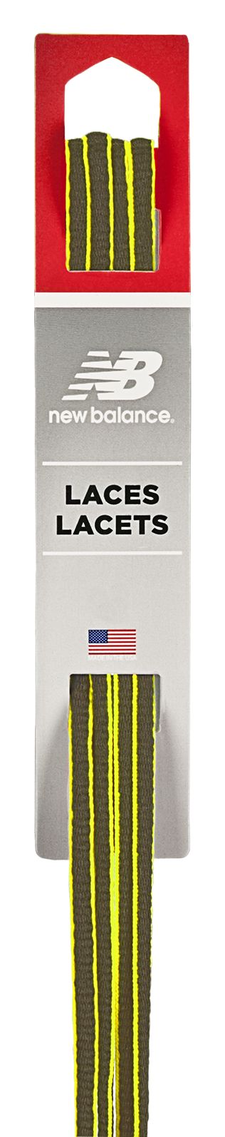 Athletic Oval Lace with Neon Piping, Grey with Yellow