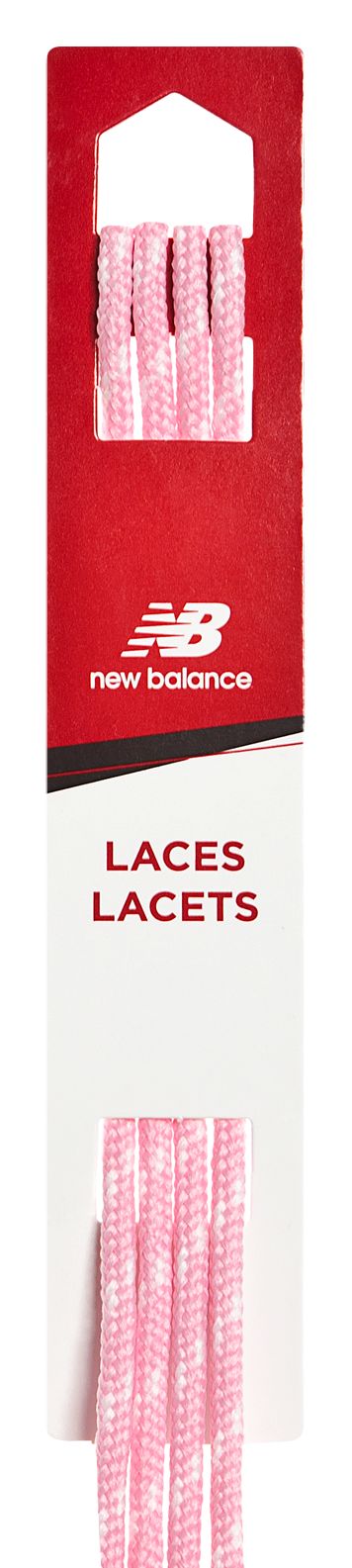 Athletic Round Lace, Pink with White