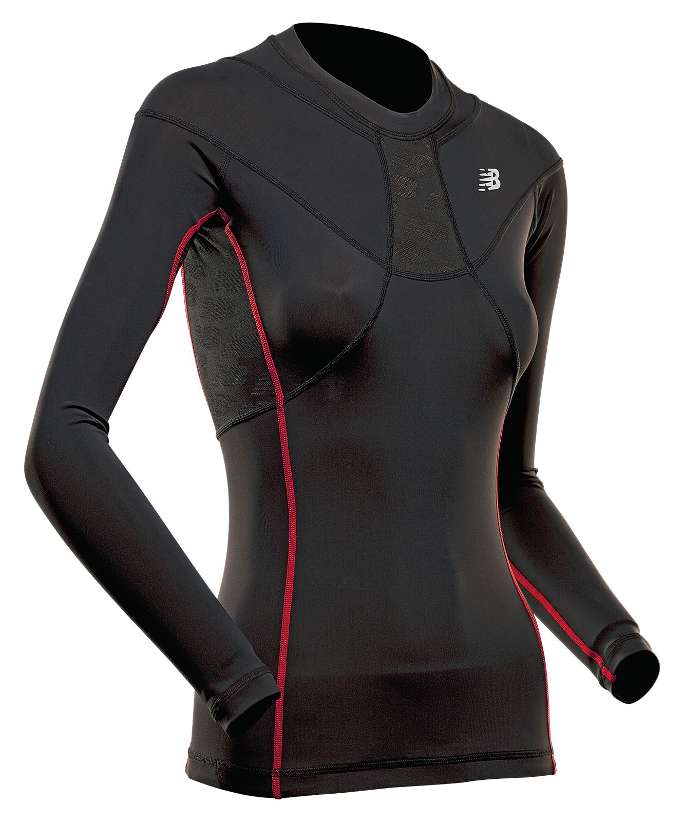 Compression+ Long Sleeve Tee, Black