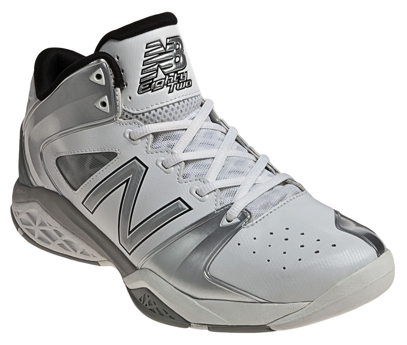 New Balance 82, White with Silver