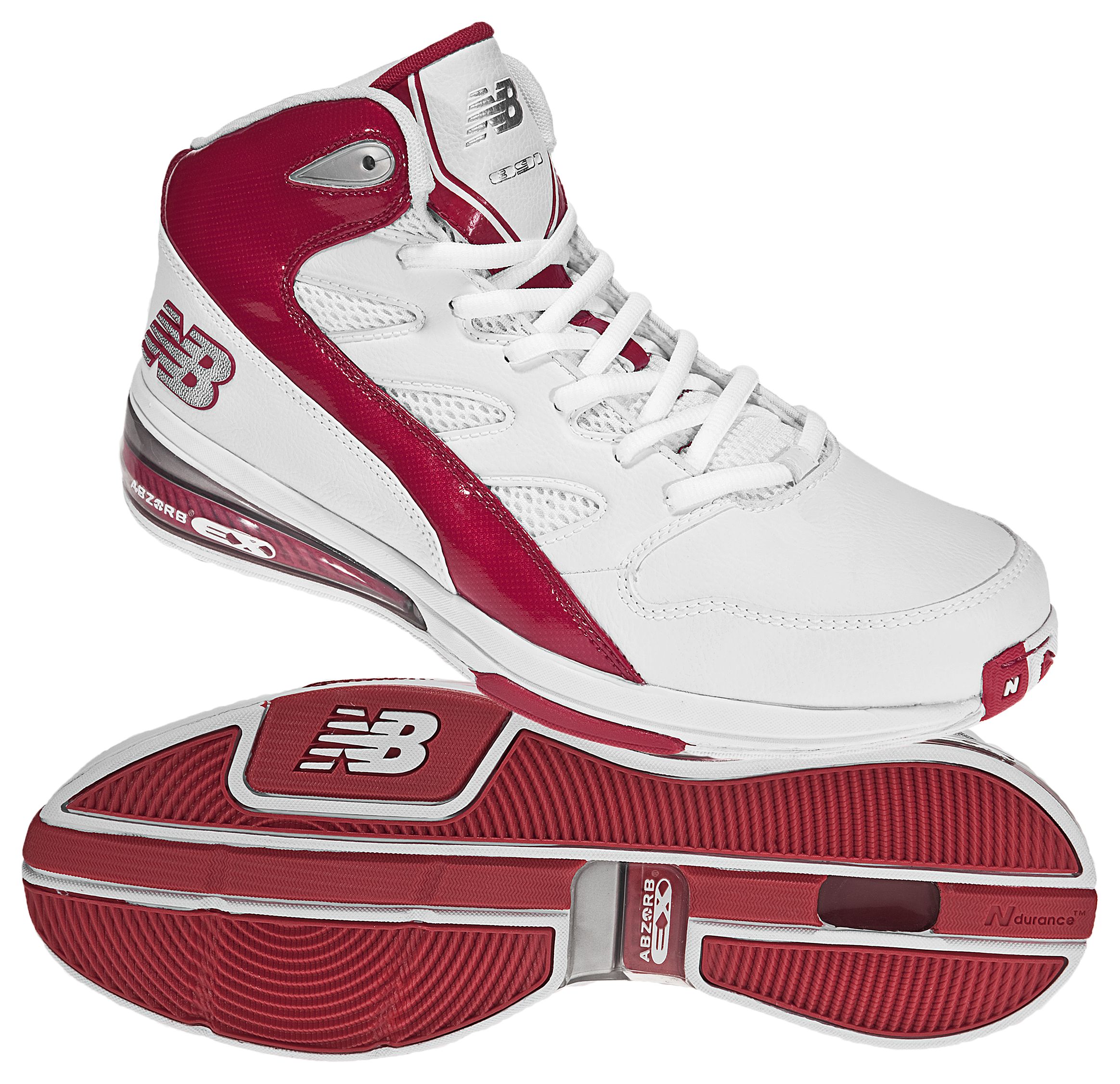 New Balance 891, White with Red