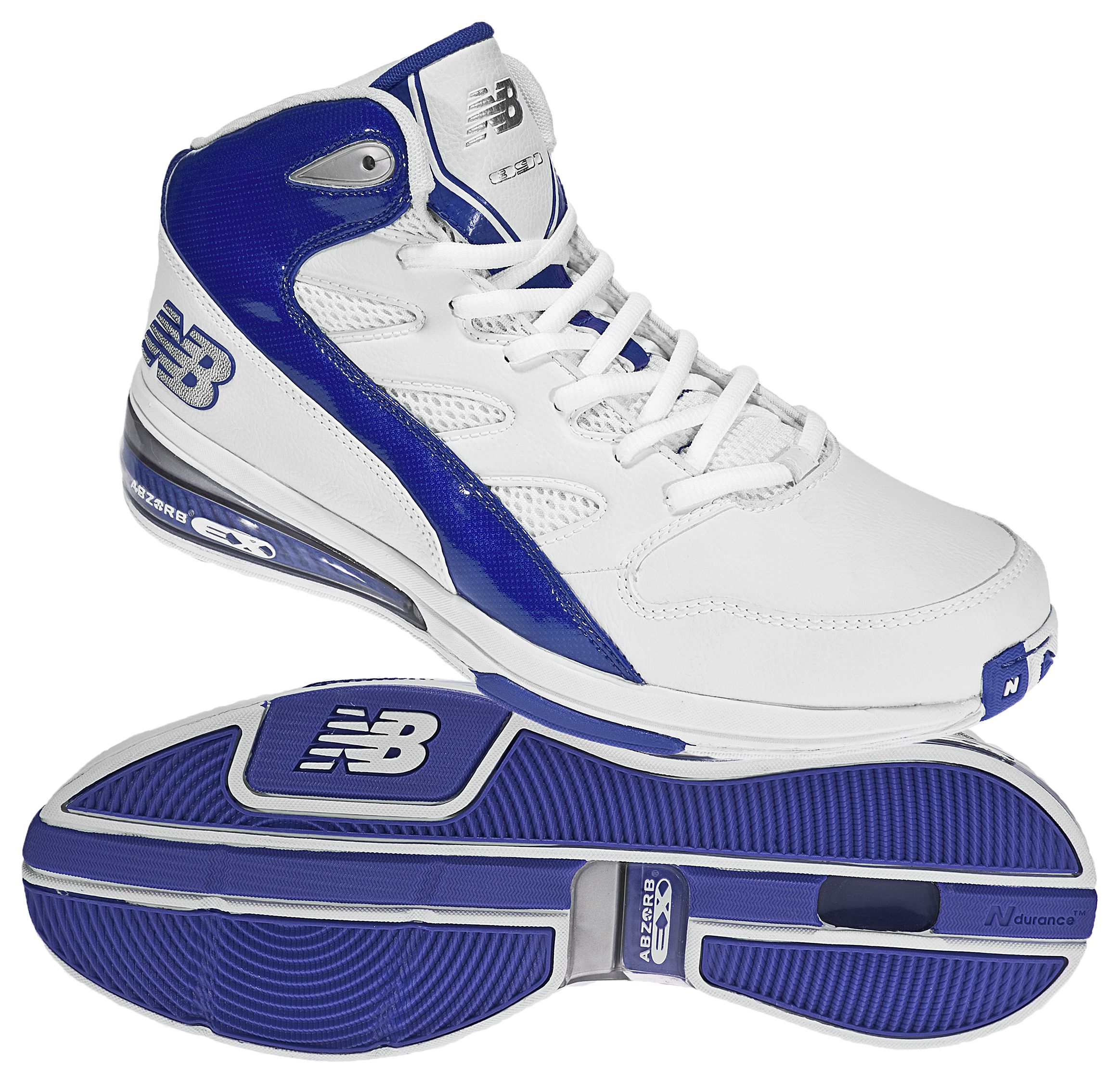 New Balance 891, White with Royal Blue