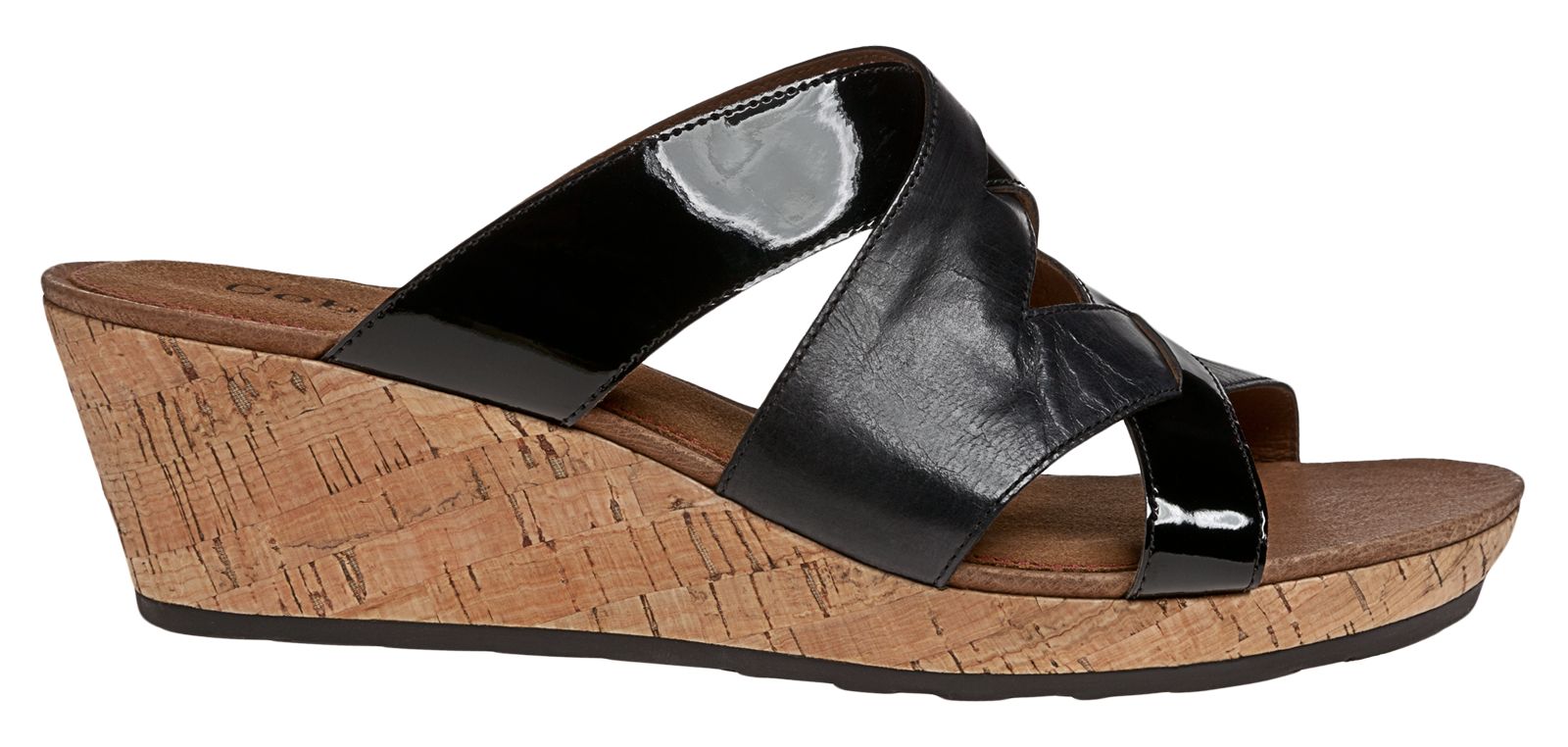 Cobb Hill Natasha, Black Patent with Black
