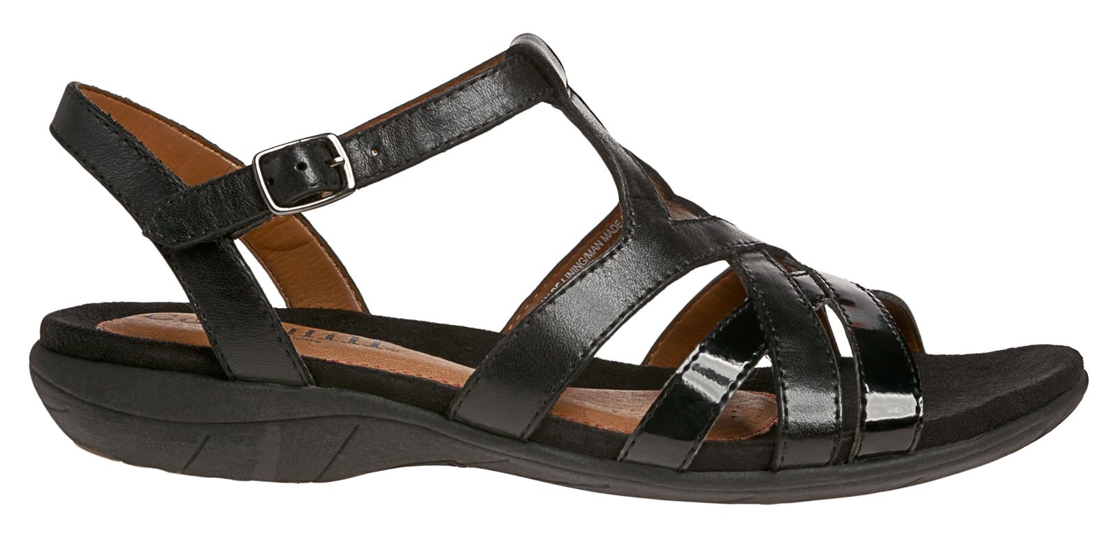 Cobb Hill Willette, Black with Pewter & Black Patent