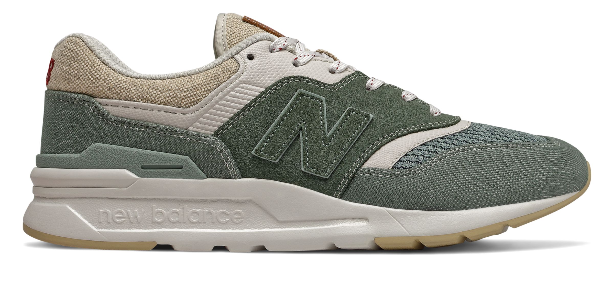 New Balance 997H Shoes - Slate Green/Moonbeam - CM997HEI