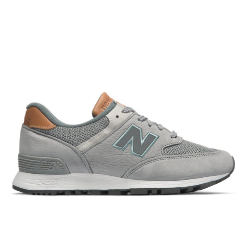 New Balance 576 Made in UK Nubuck Chaussures - Light Grey/Dusty Blue (Taille EU 41 / UK 7.5)
