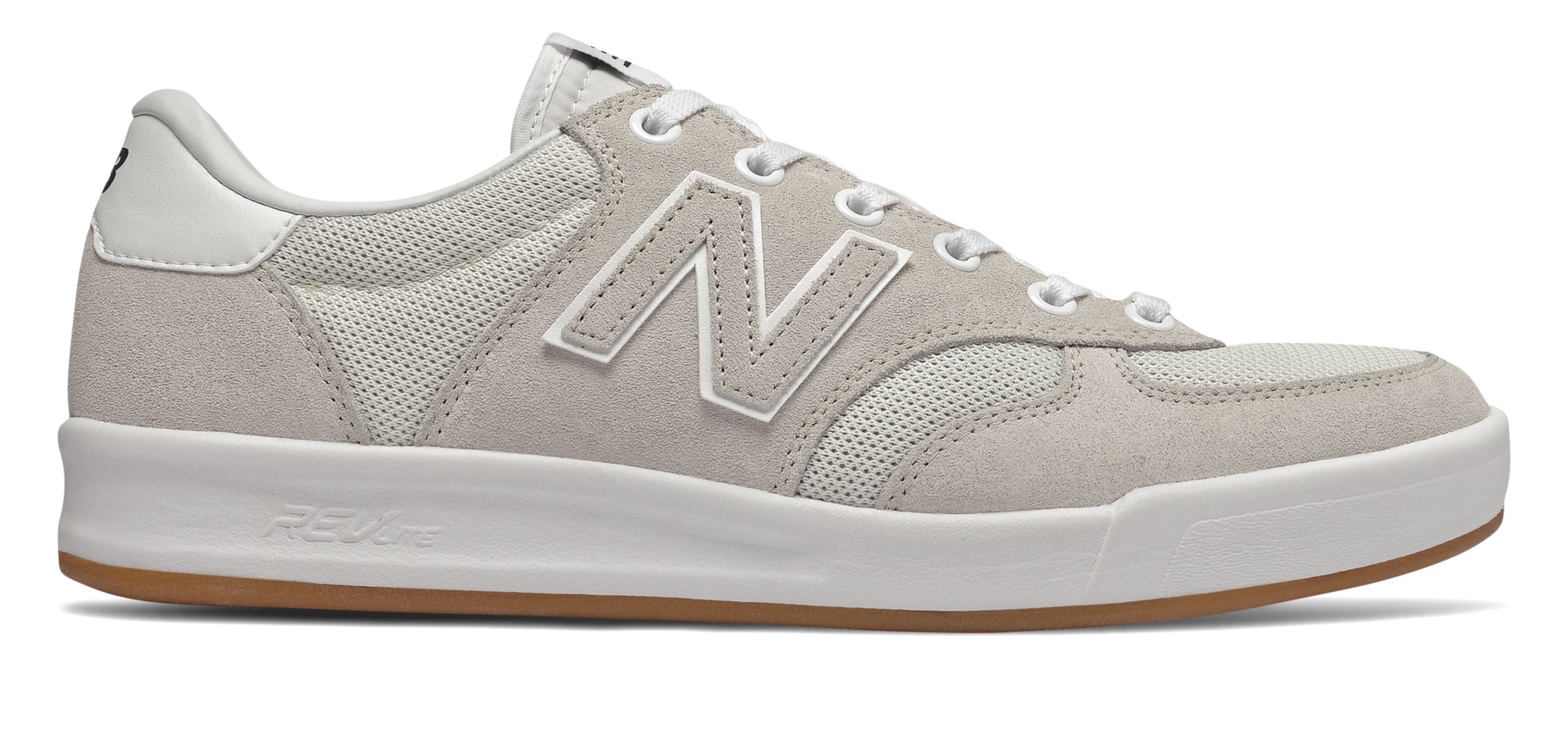 New Balance 300 Suede Shoes - Sea Salt/White - CRT300HM