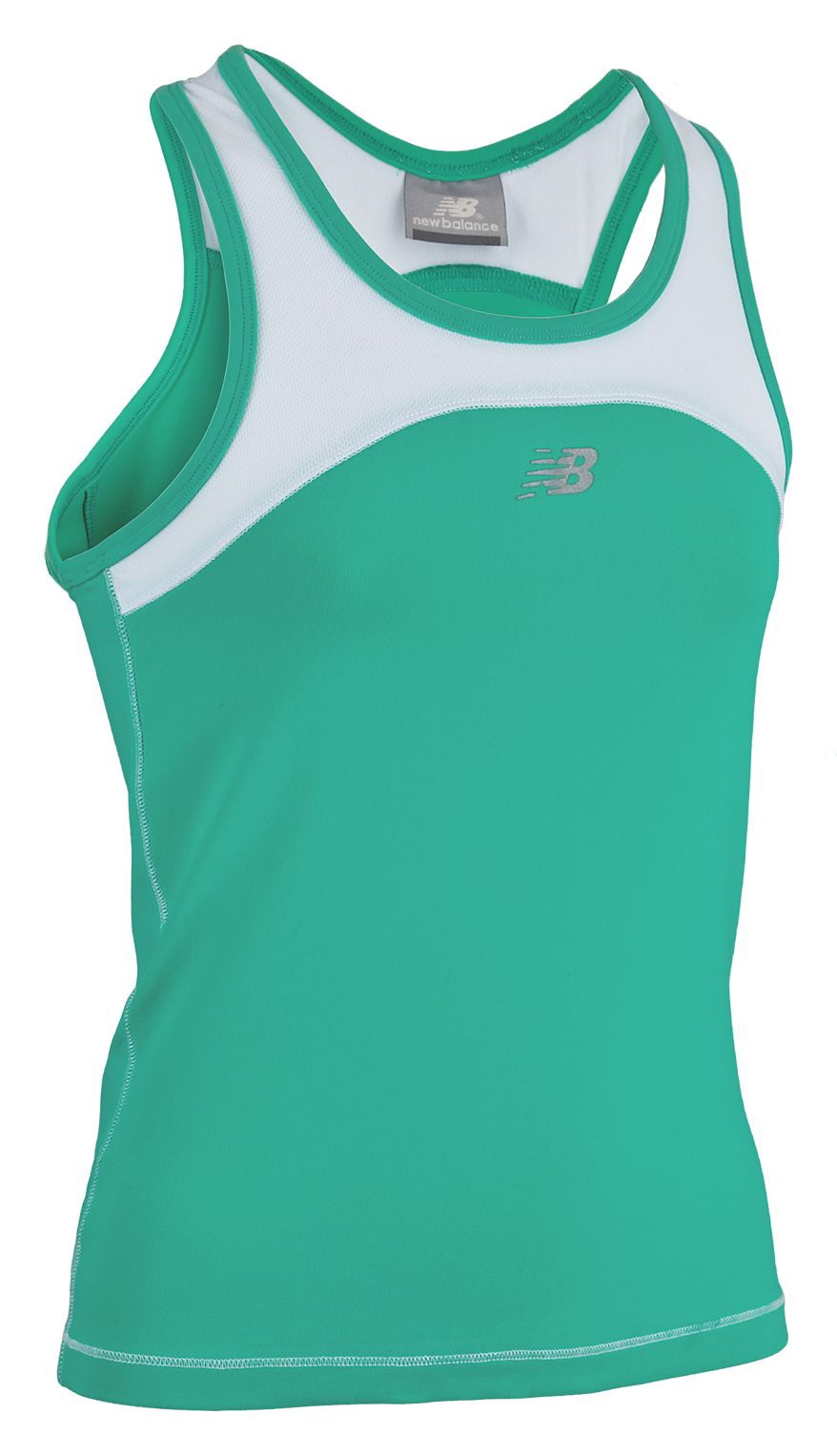 Youth Sprint Racerback, Waterfall with White