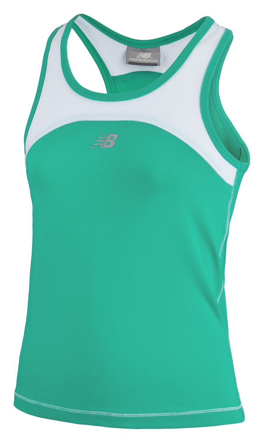 Youth Sprint Racerback, Waterfall with White