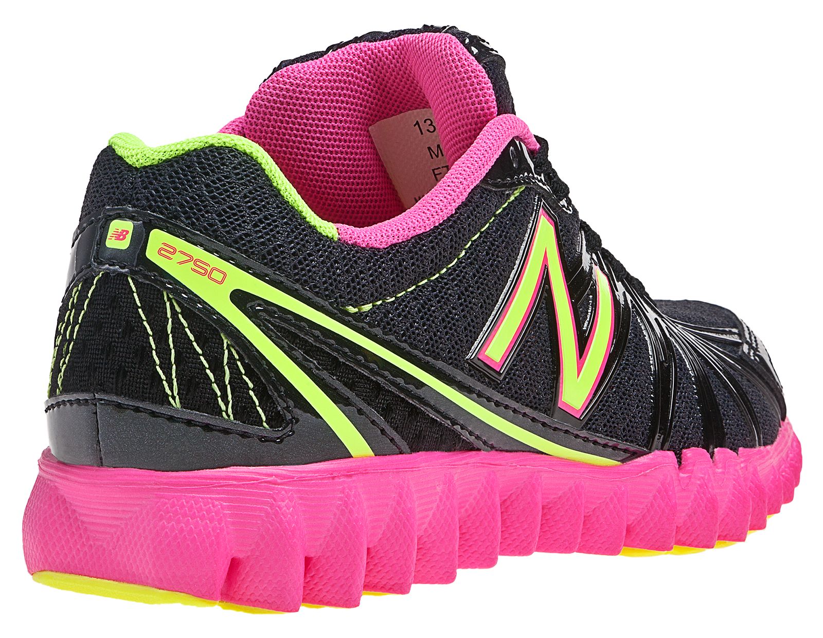 NBGruve 2750, Black with Neon Green &amp; Neon Pink