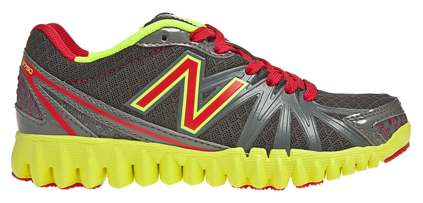 NBGruve 2750, Grey with Yellow & Red