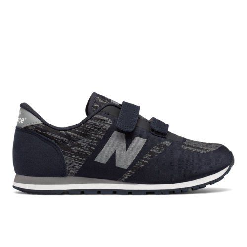 New Balance 420 Hook and Loop Chaussures - Black/Grey (Taille EU 37.5 / UK 4.5)