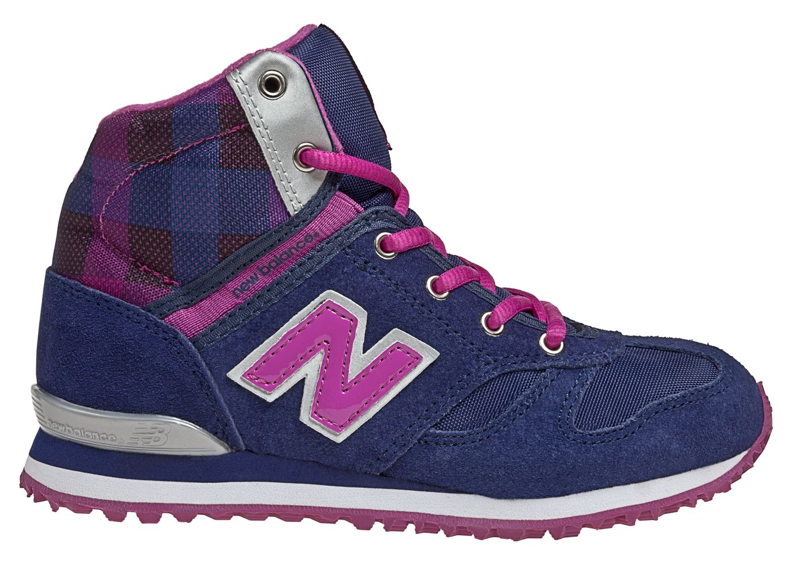 New Balance 490, Team Purple with Purple Cactus Flower & Silver