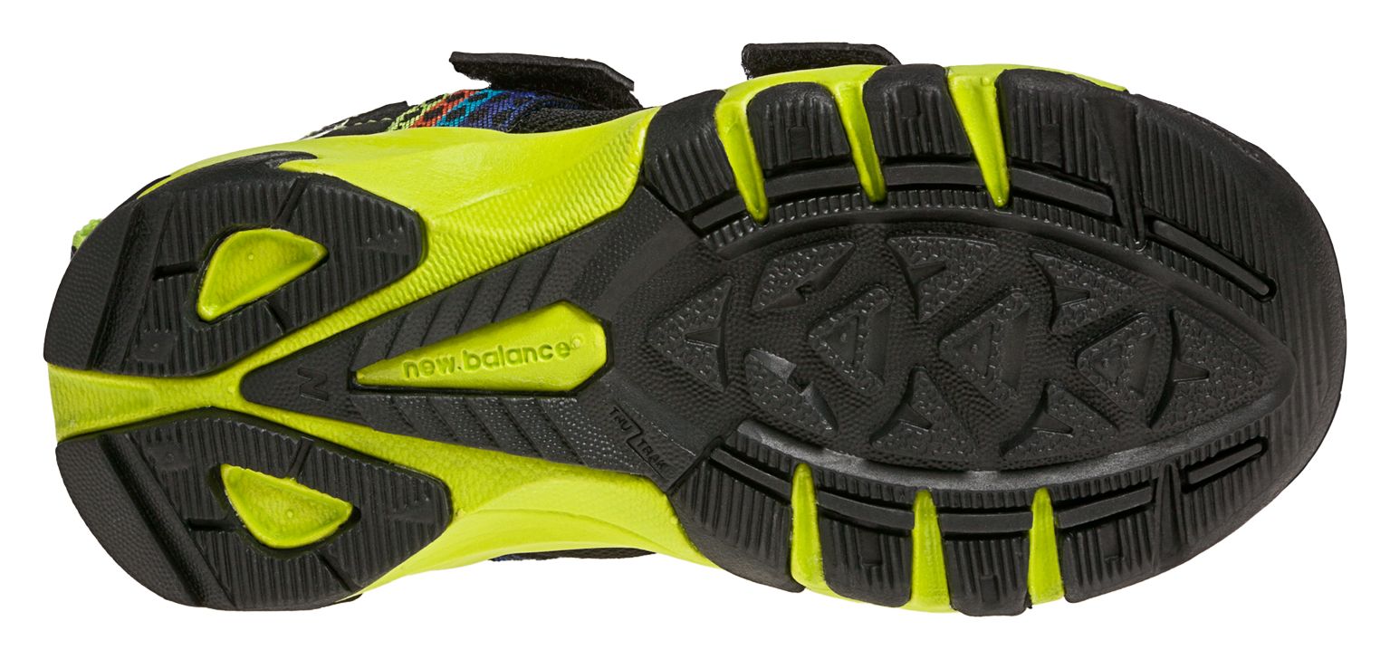 New Balance 554, Black with Lime
