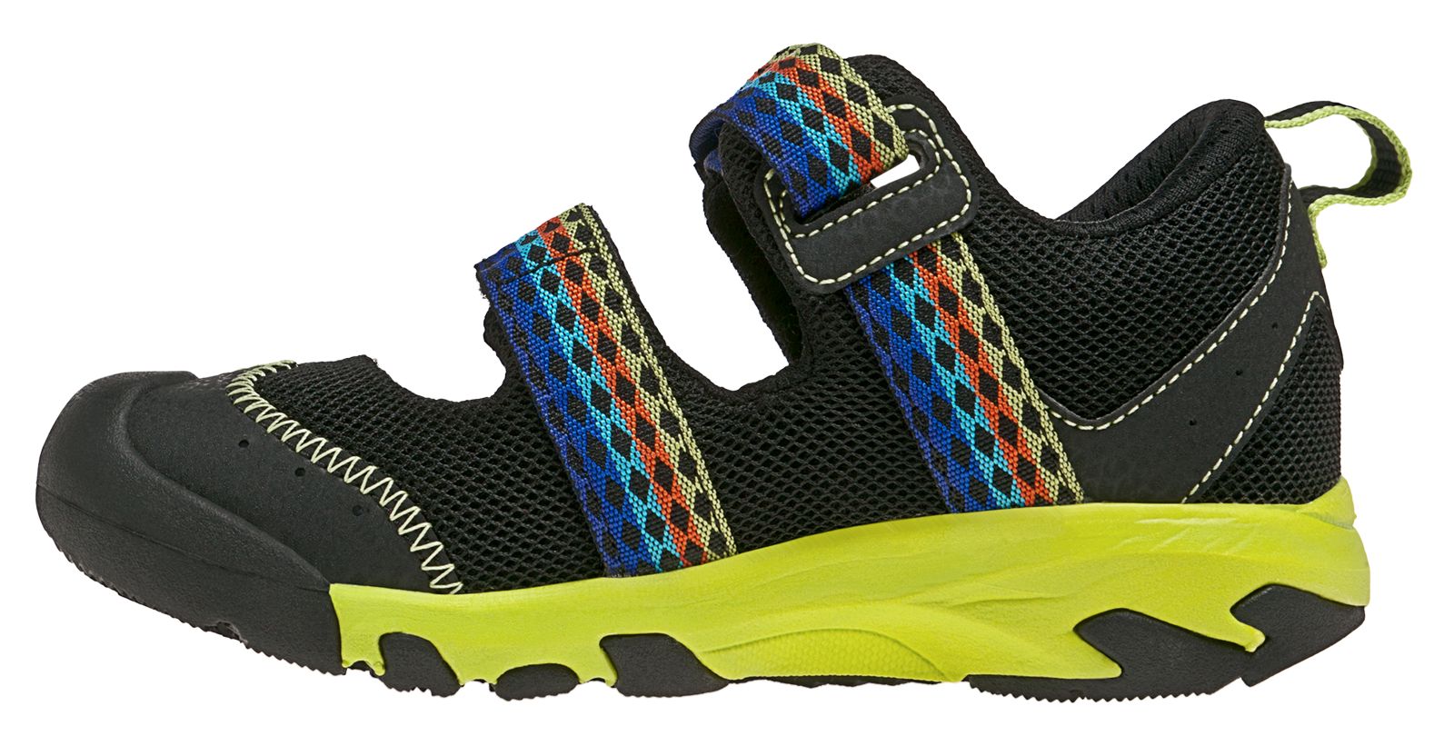 New Balance 554, Black with Lime
