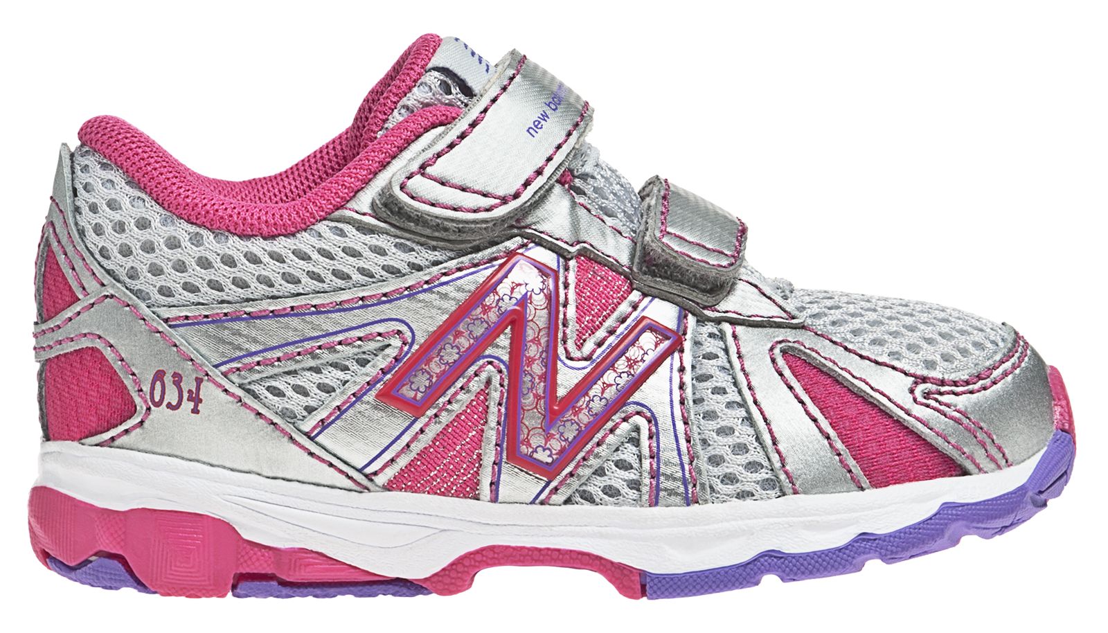 New Balance 634, Silver with Magenta & Purplehaze