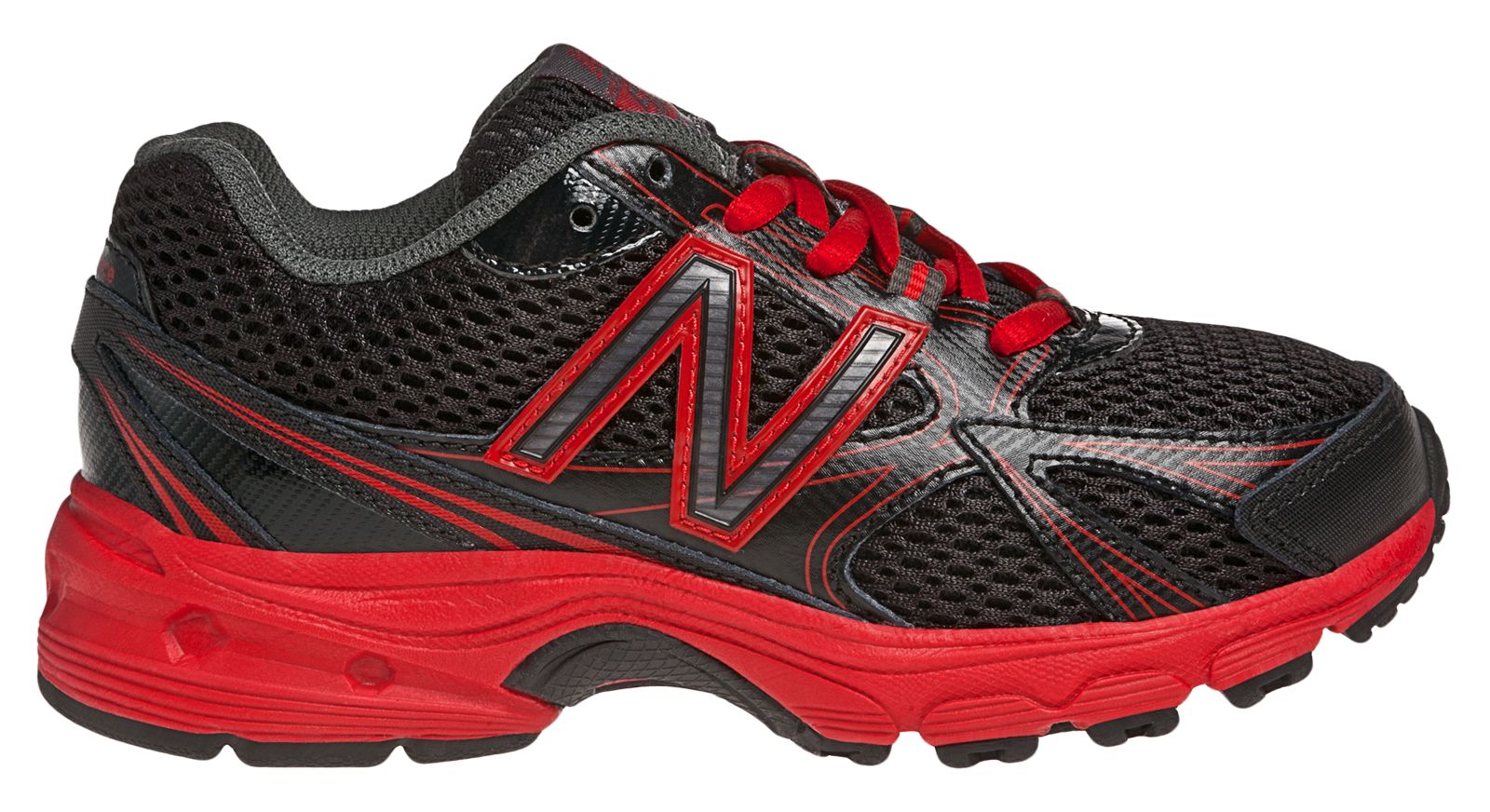 New Balance 512, Black with Red