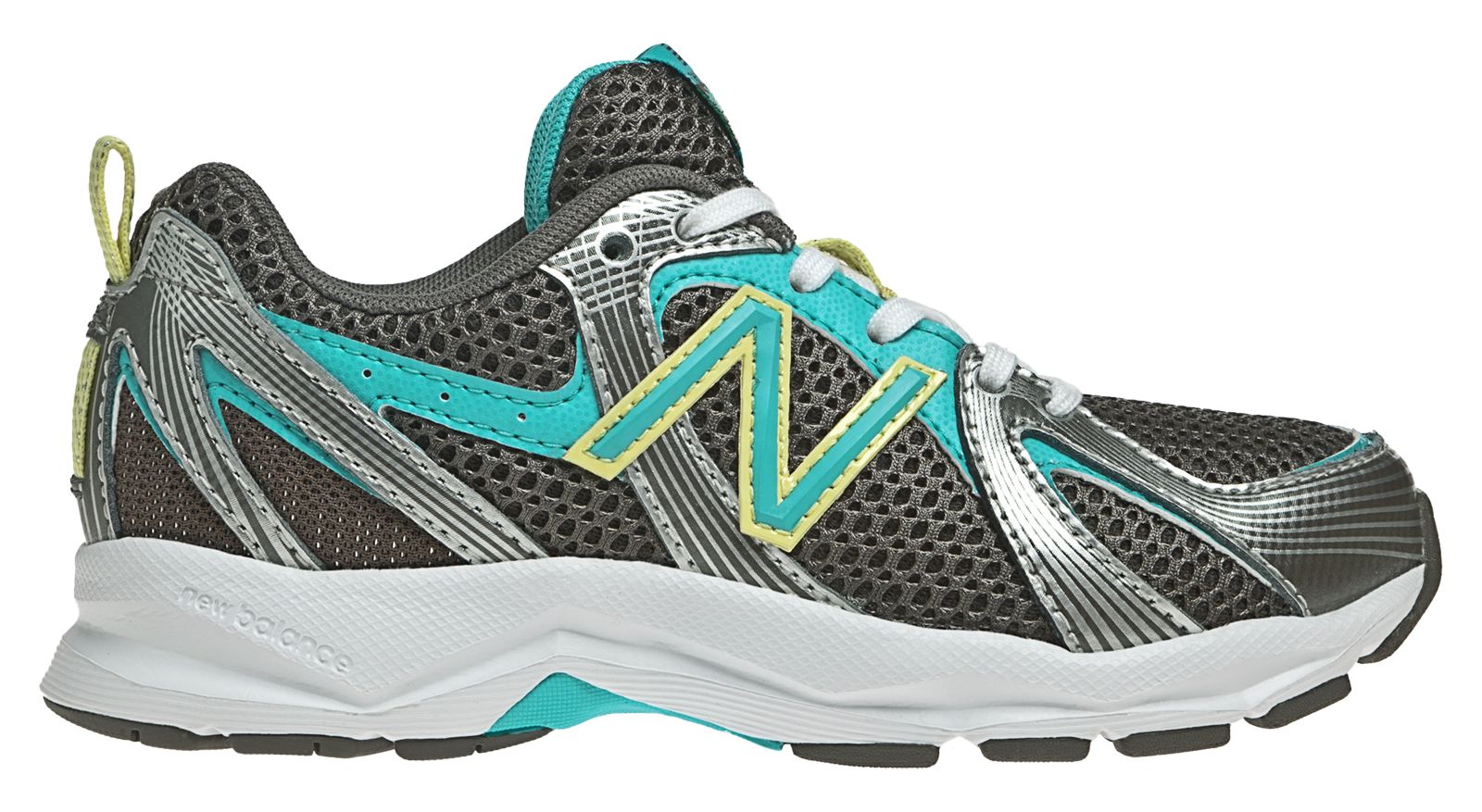 New Balance 554, Grey with Aqua